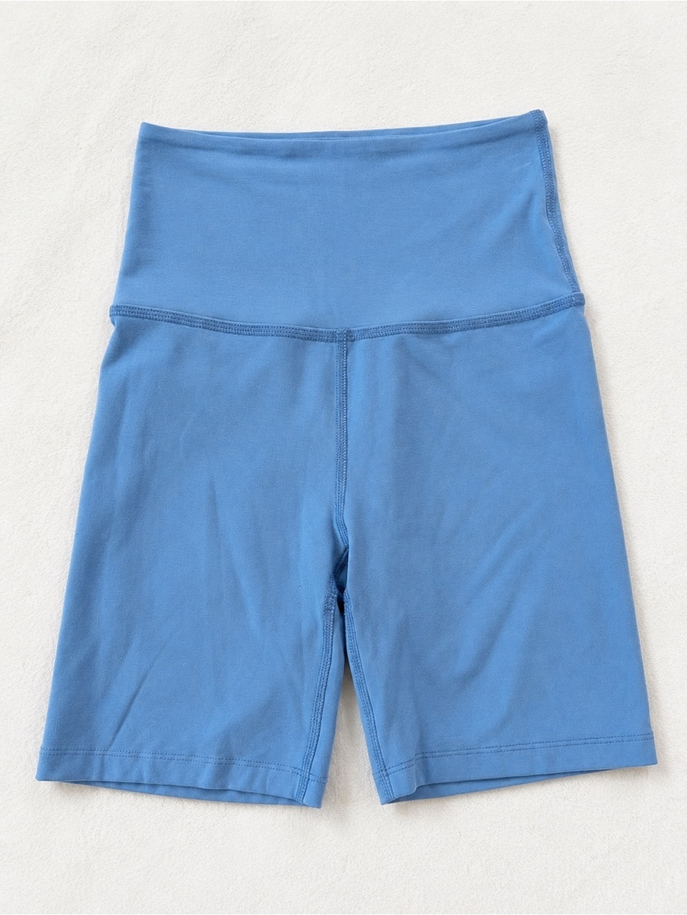 Beyond Yoga Blue High Waist Biker Shorts Soft Stretch Activewear XS